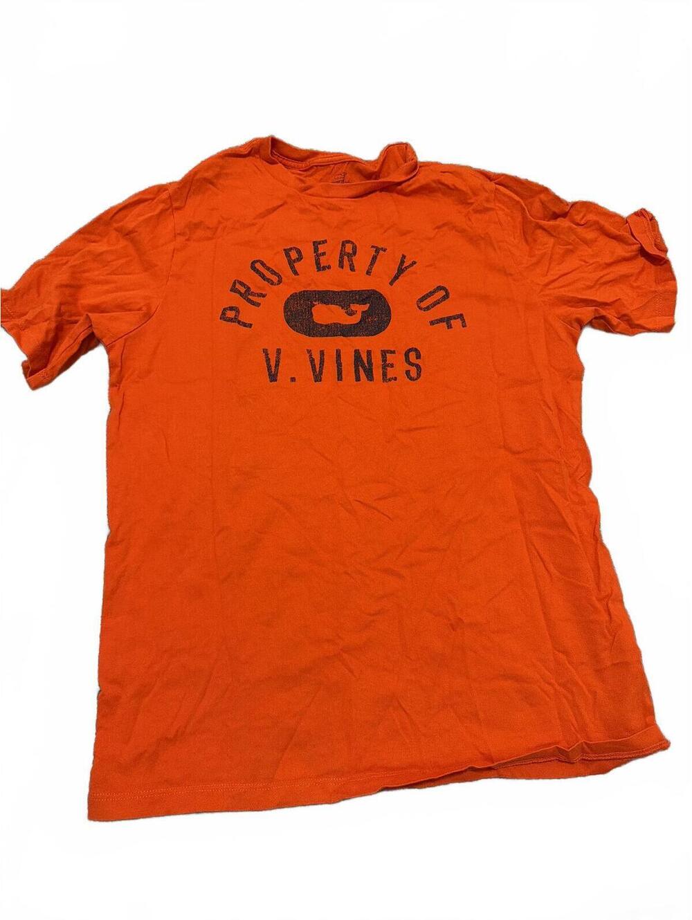 Vineyard Vines Boys Large Orange Property Of V. Vines Tee